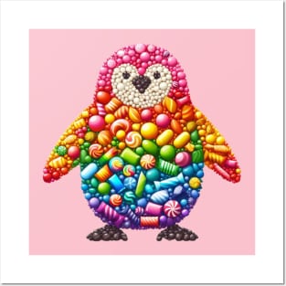Candy Penguin Posters and Art